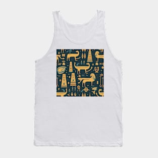 Ancient Egyptian Pattern 14 Tank Top